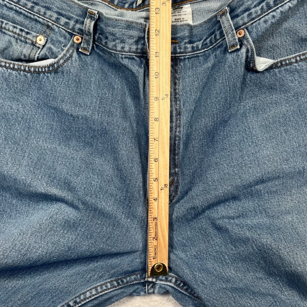 Vintage Y2K Levi's 505 Regular Fit Jeans‎ 100% Cotton Denim 42x30 Fits Like 40